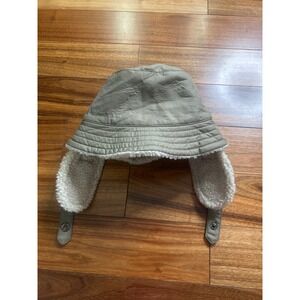 Jonny Cota Aviator Hat Faux Fur Lined Ear Flap Buckle Strap Medium